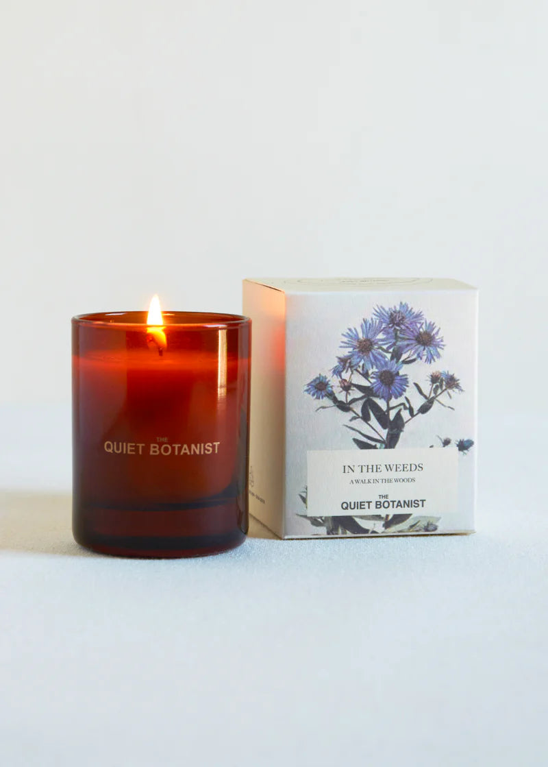 The Quiet Botanist In The Weeds - Mini Candle