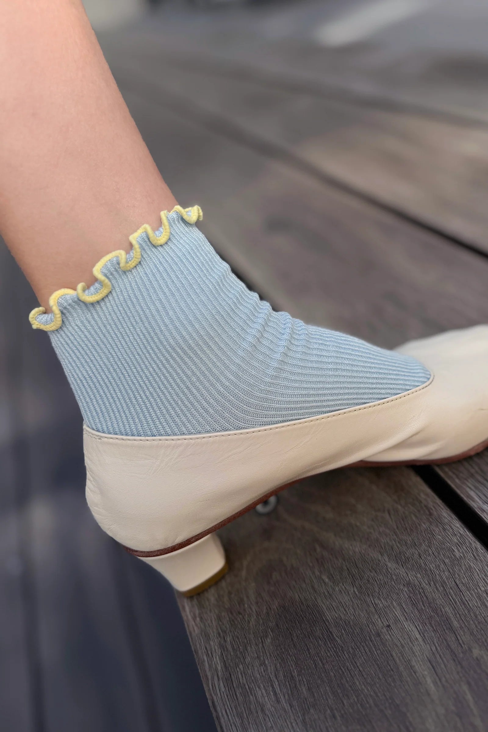 Le Bon Shoppe Petite Ruffled Modal Socks