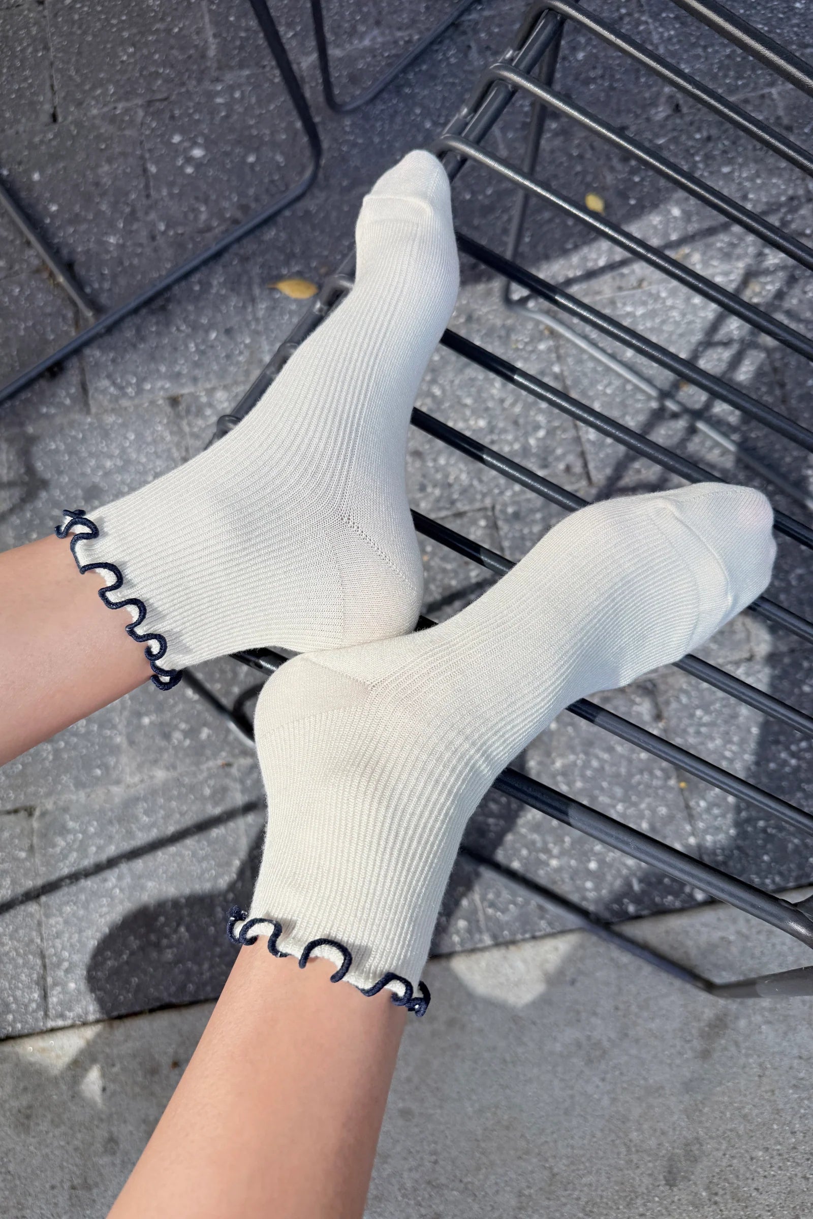 Le Bon Shoppe Petite Ruffled Modal Socks