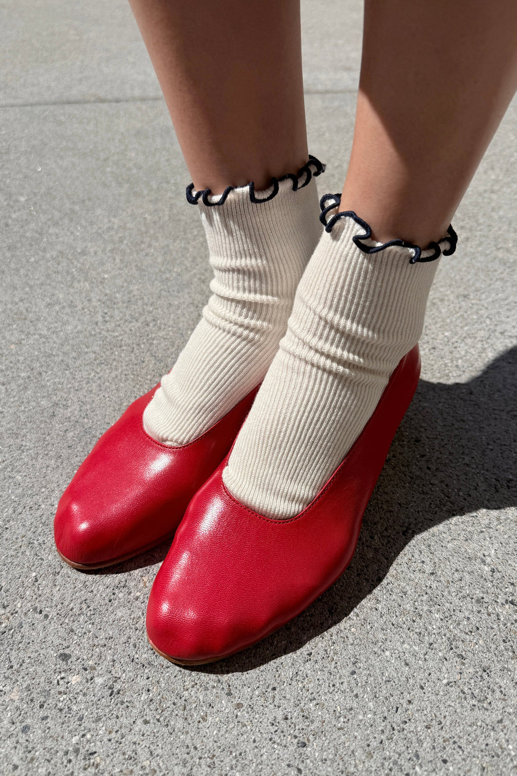 Le Bon Shoppe Petite Ruffled Modal Socks