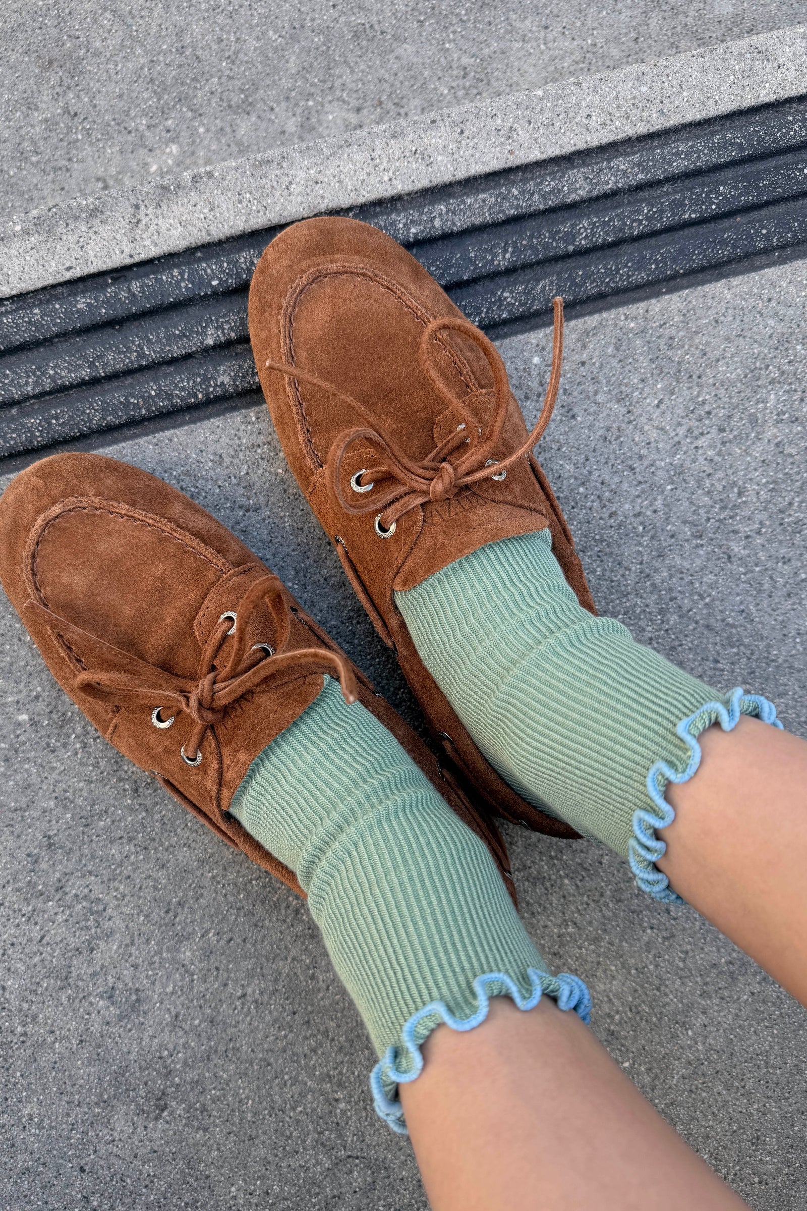Le Bon Shoppe Petite Ruffled Modal Socks