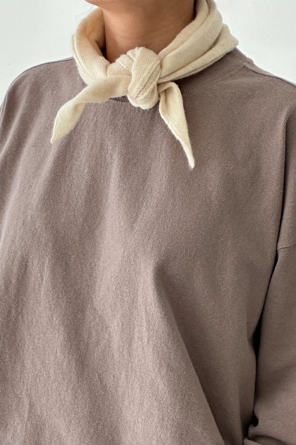 Le Bon Shoppe Cashmere Bandana Oatmeal