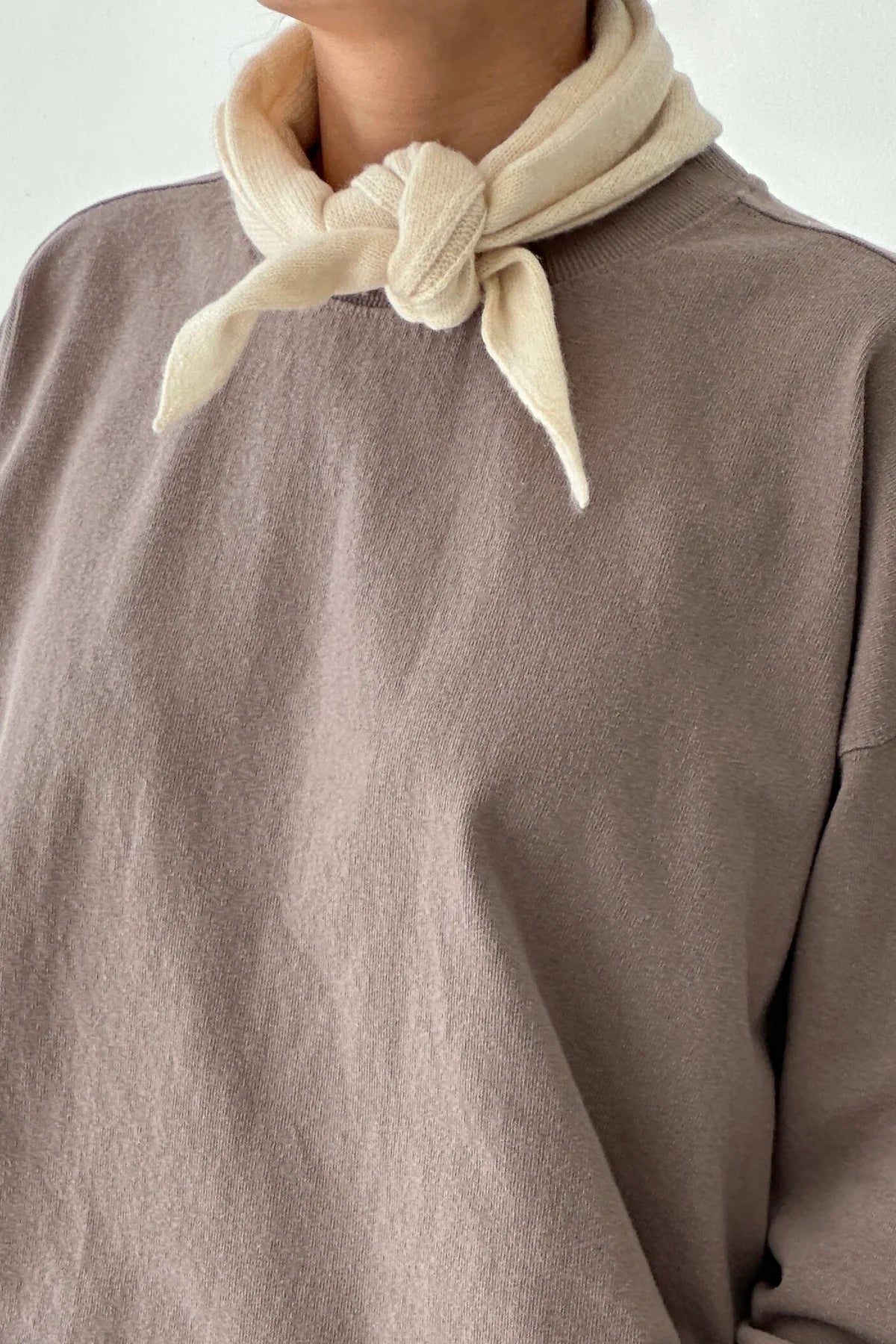 Le Bon Shoppe Cashmere Bandana Oatmeal