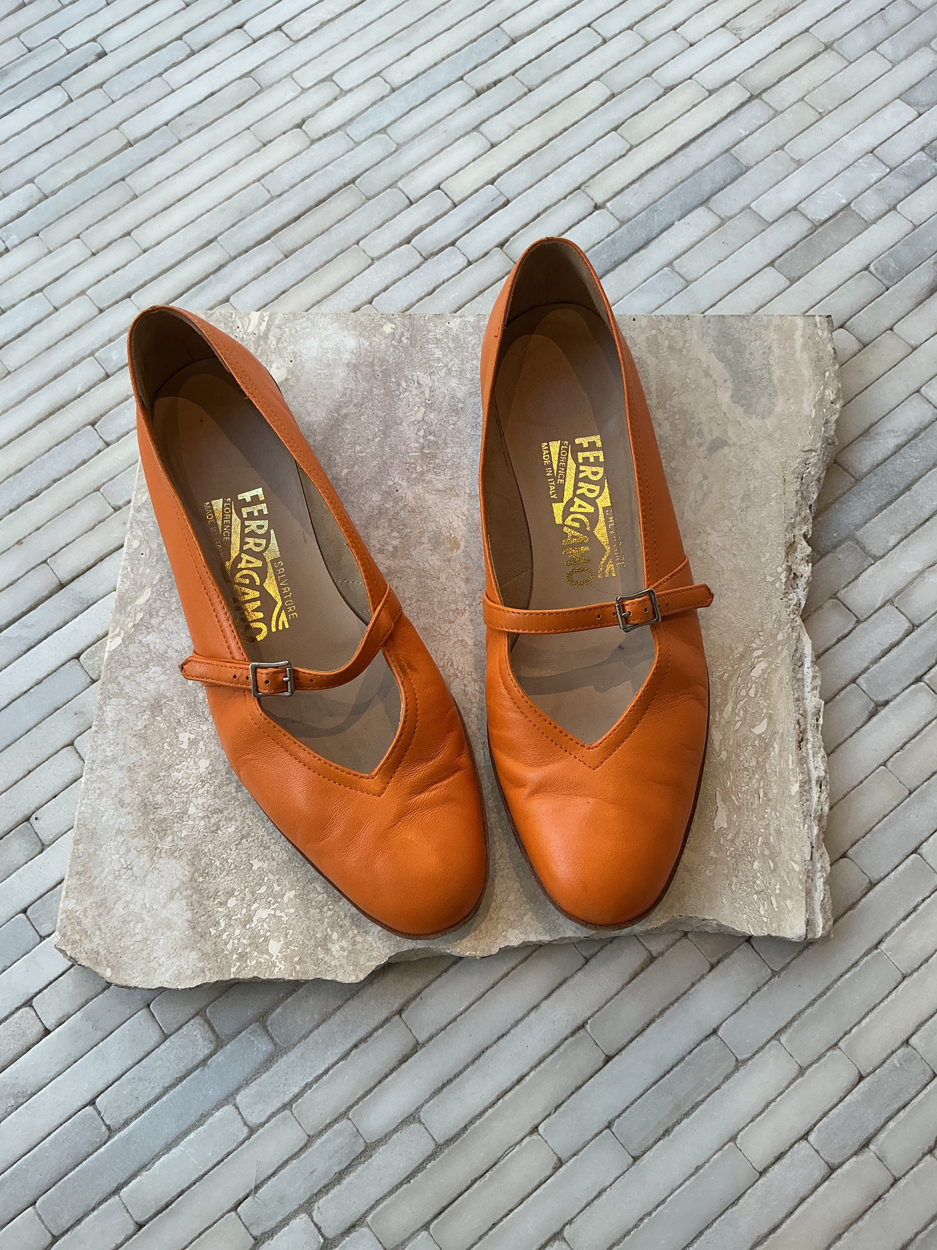 Salvatore Ferragamo Mary Jane Flats