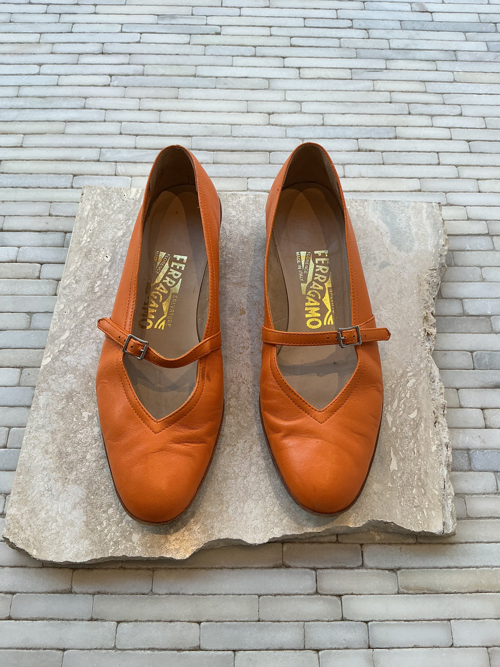 Salvatore Ferragamo Mary Jane Flats