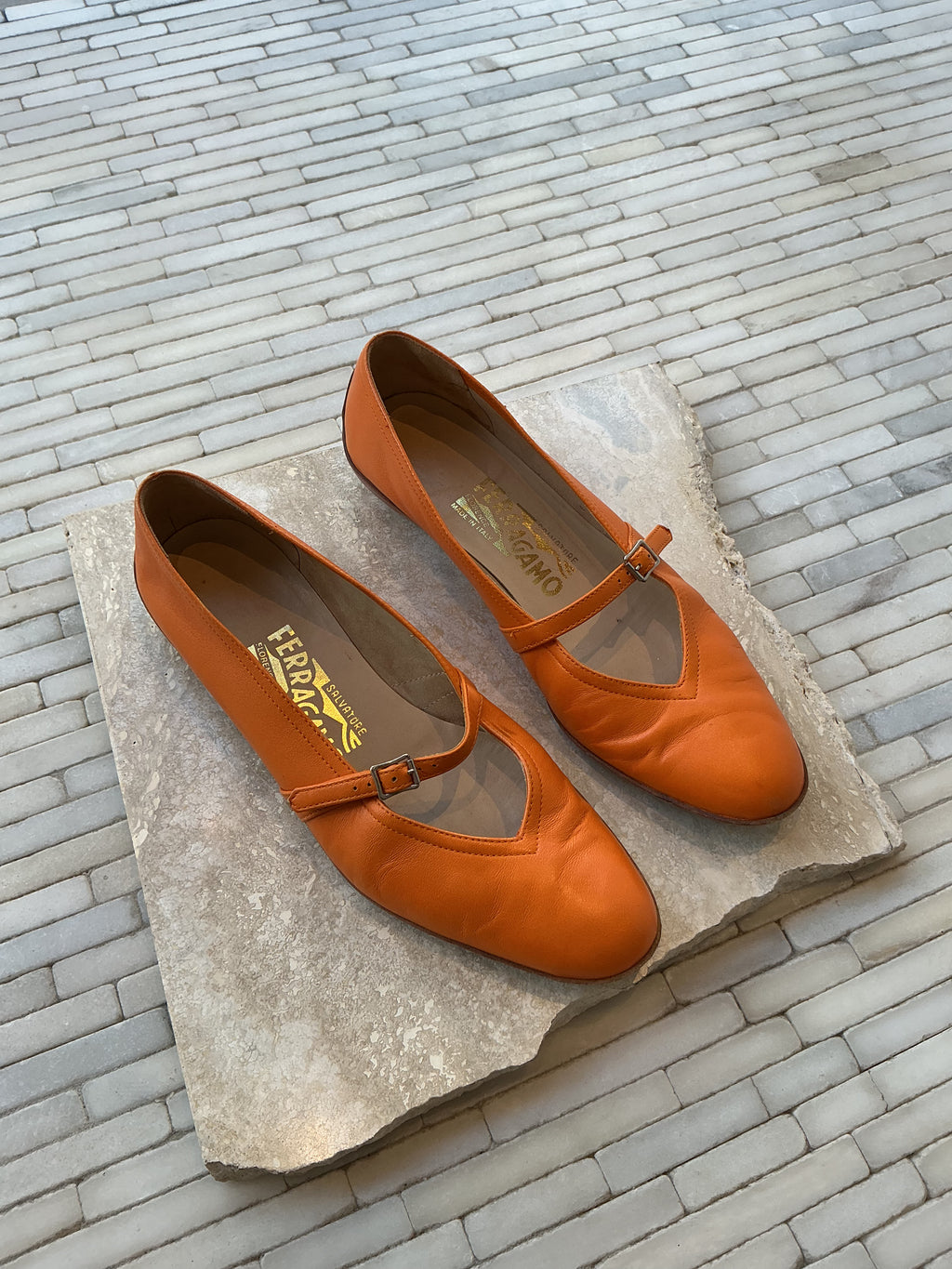 Salvatore Ferragamo Mary Jane Flats