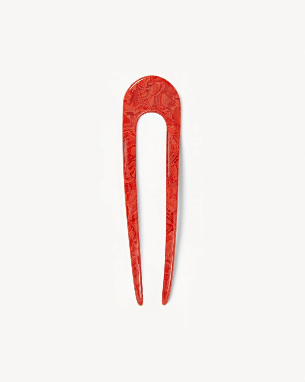 Machete French Hair Pin in Poppy