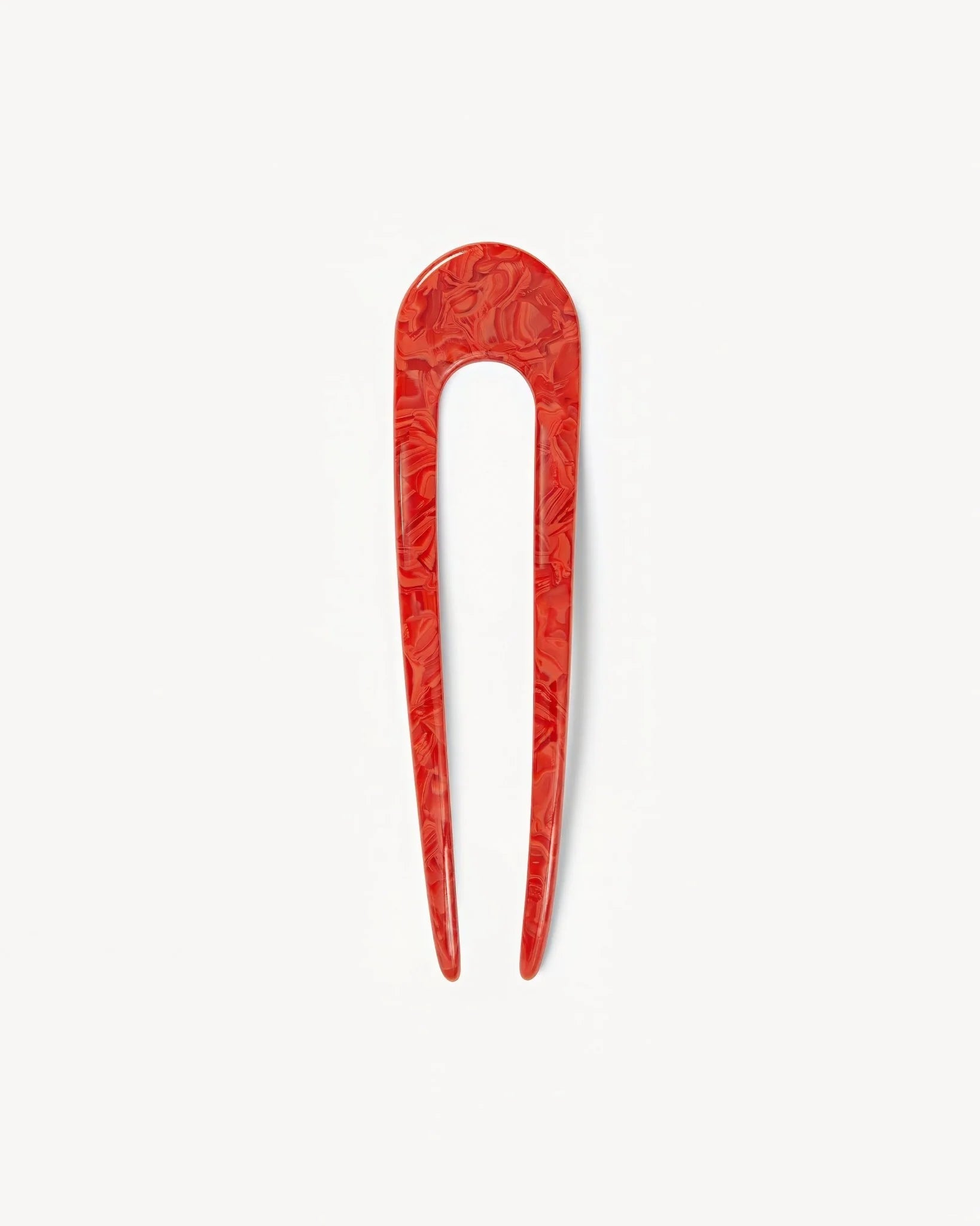 Machete French Hair Pin in Poppy