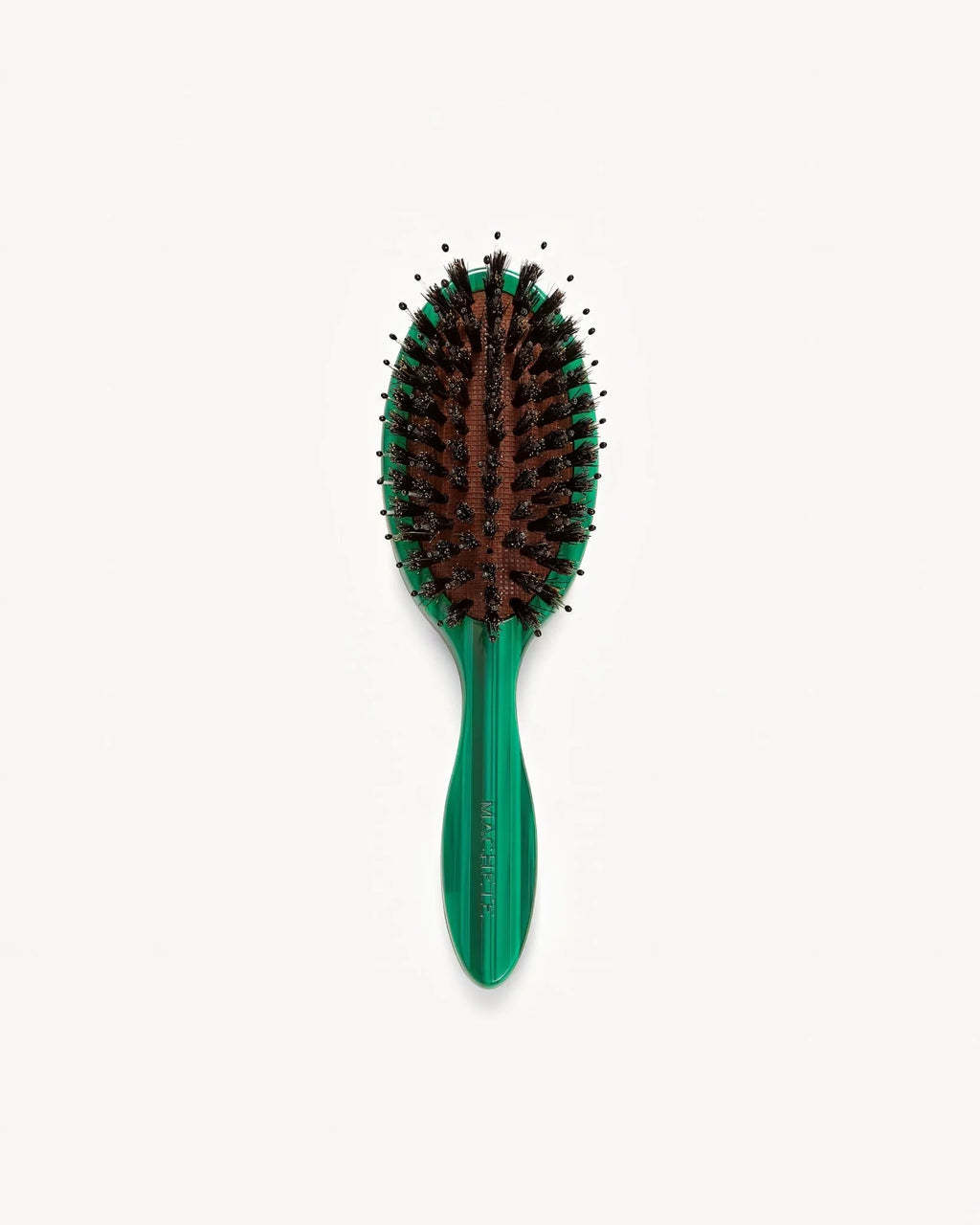 Machete Travel Hair Brush in Malachite