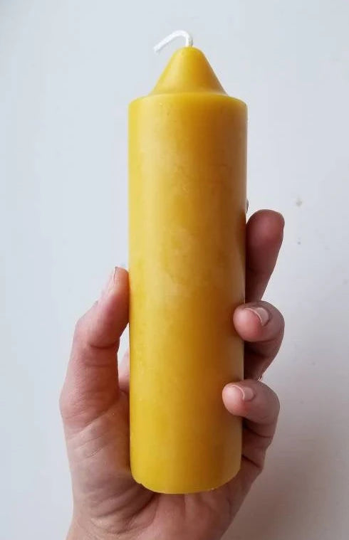 Beeswax Pillar Candle