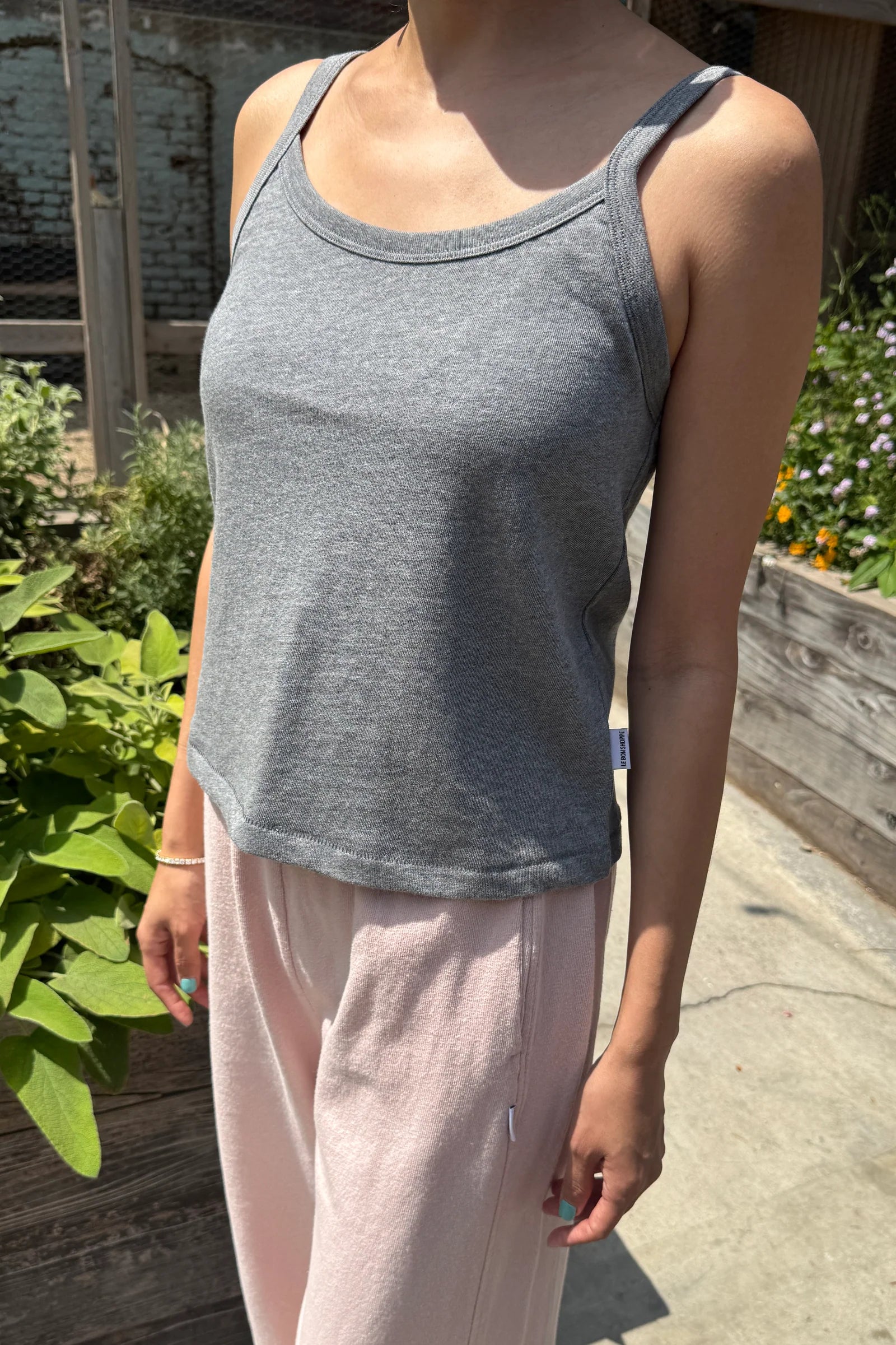 Le Bon Shoppe Dana Cami Melange Grey