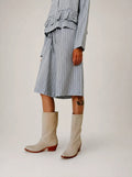 Et Tigre Polly Shorts Seersucker Light Blue