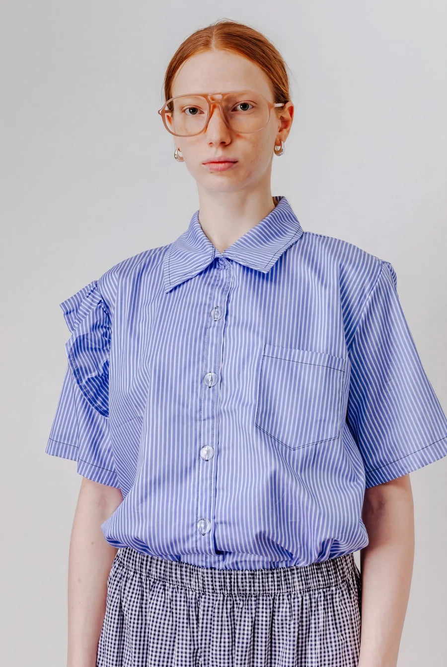 Et Tigre Bowie Top Blue + White Stripe