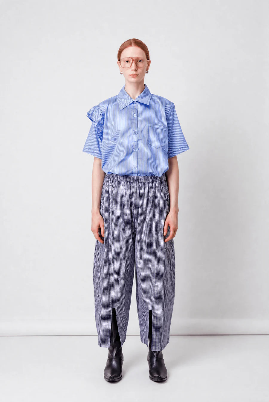 Et Tigre Bowie Top Blue + White Stripe