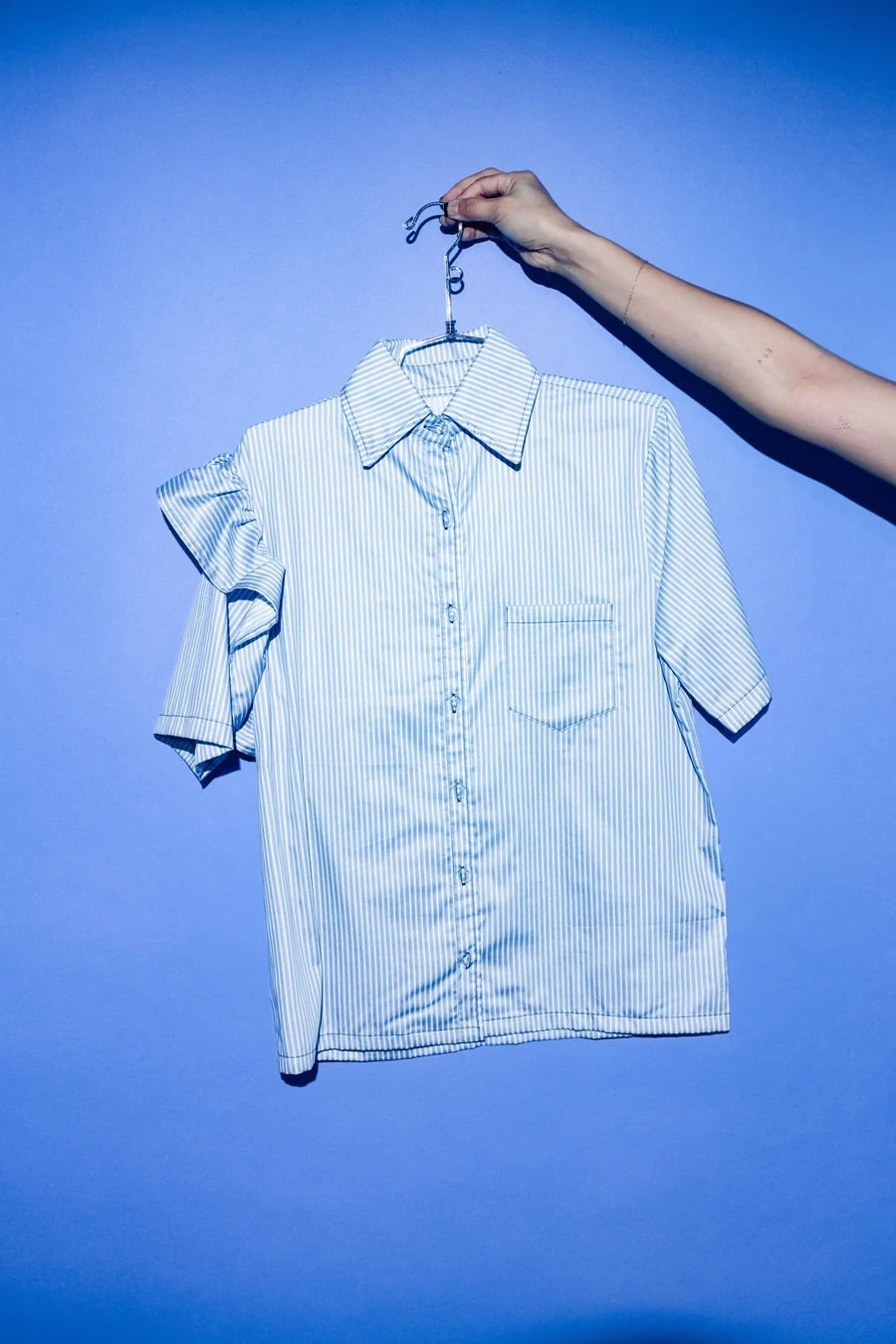 Et Tigre Bowie Top Blue + White Stripe