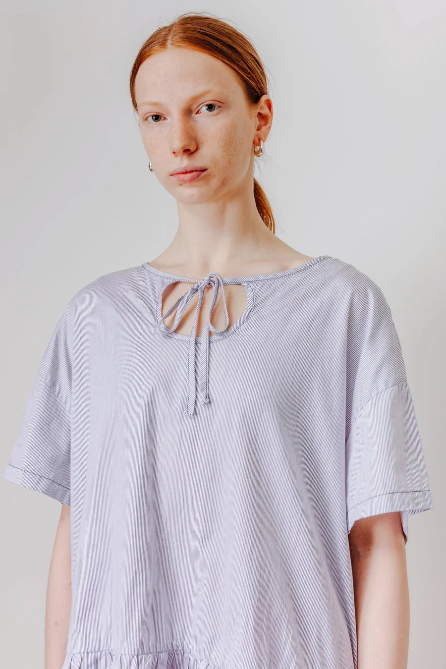 Et Tigre Evan Blouse Blue + White Stripe