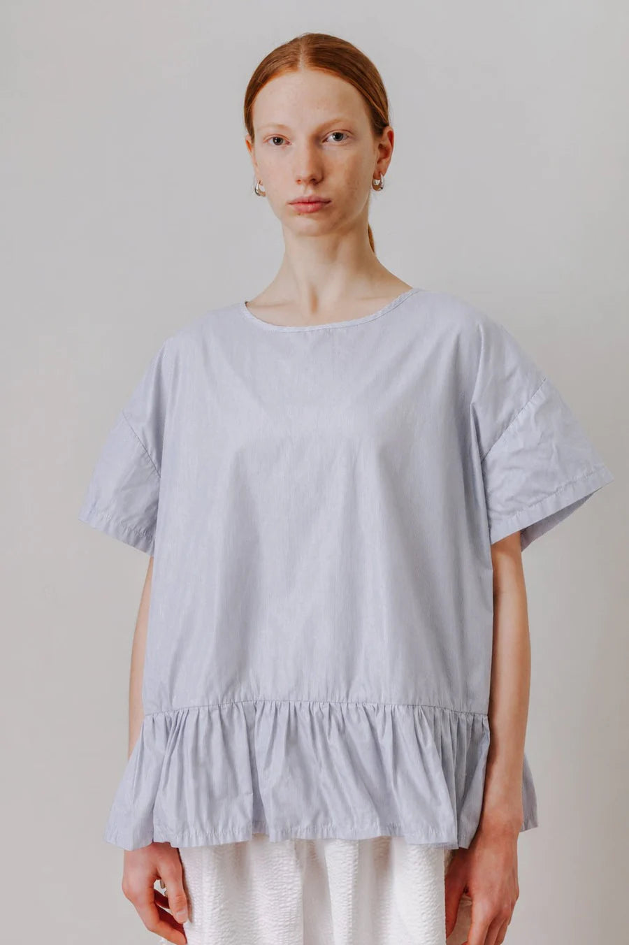 Et Tigre Evan Blouse Blue + White Stripe