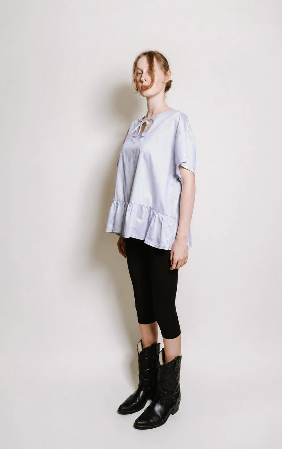 Et Tigre Evan Blouse Blue + White Stripe