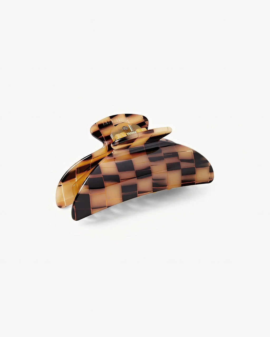 Machete Midi Heirloom Claw in Blonde Checker