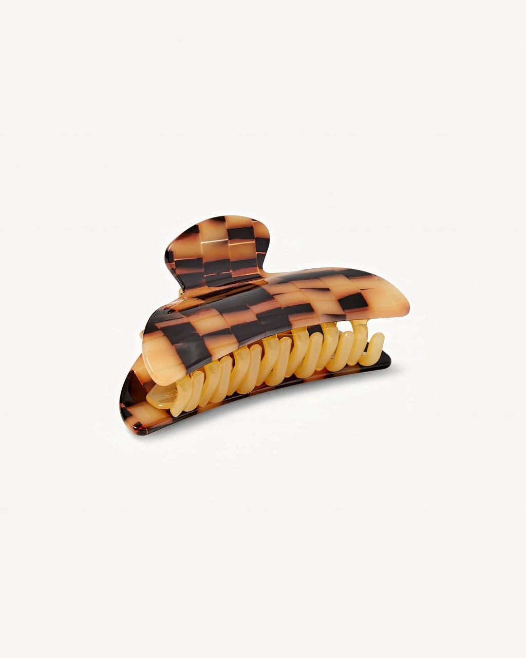 Machete Midi Heirloom Claw in Blonde Checker
