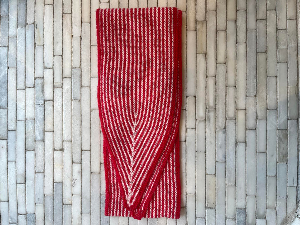 Et Tigre Kona Scarf Red