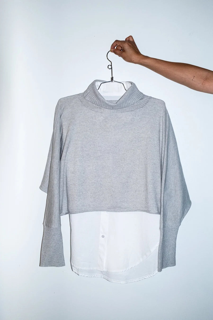 Et Tigre Alice Turtleneck in Grey