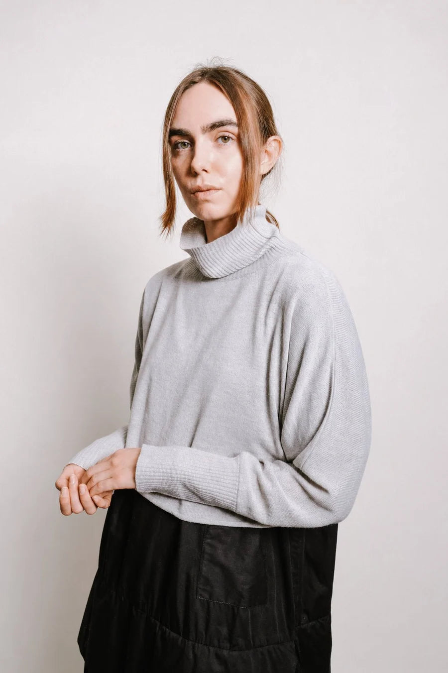 Et Tigre Alice Turtleneck in Grey