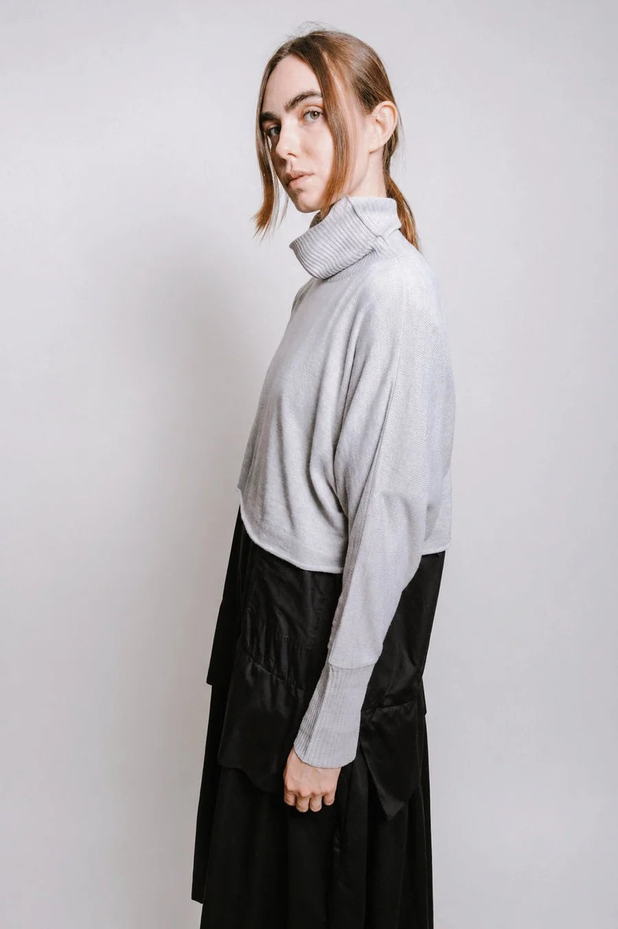 Et Tigre Alice Turtleneck in Grey