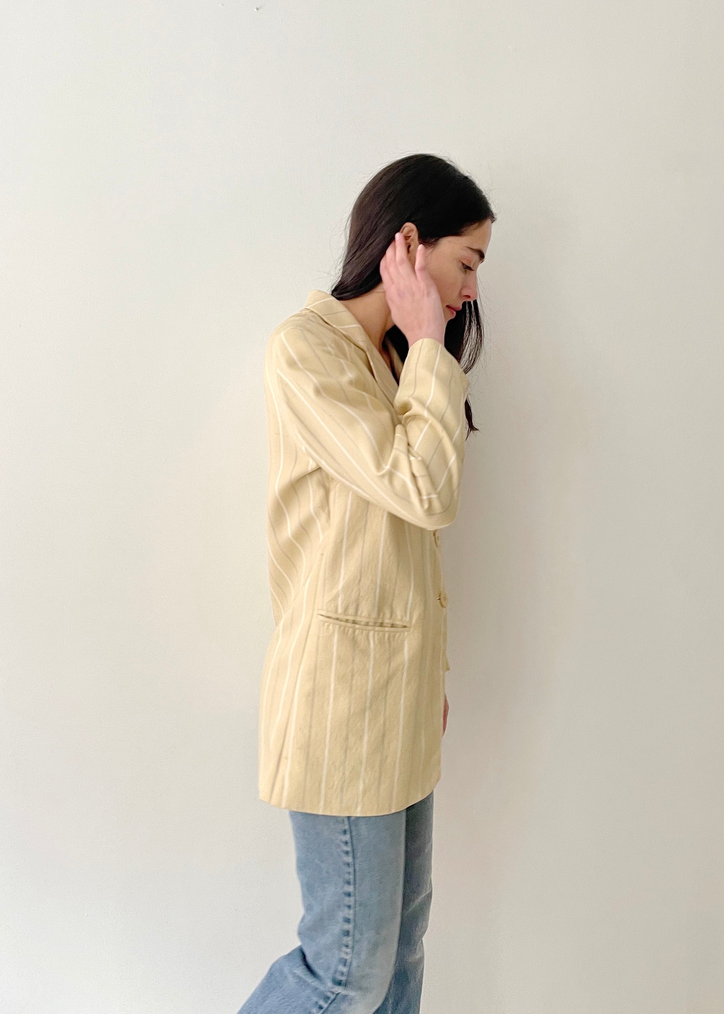 Vintage Armani Stripe Blazer