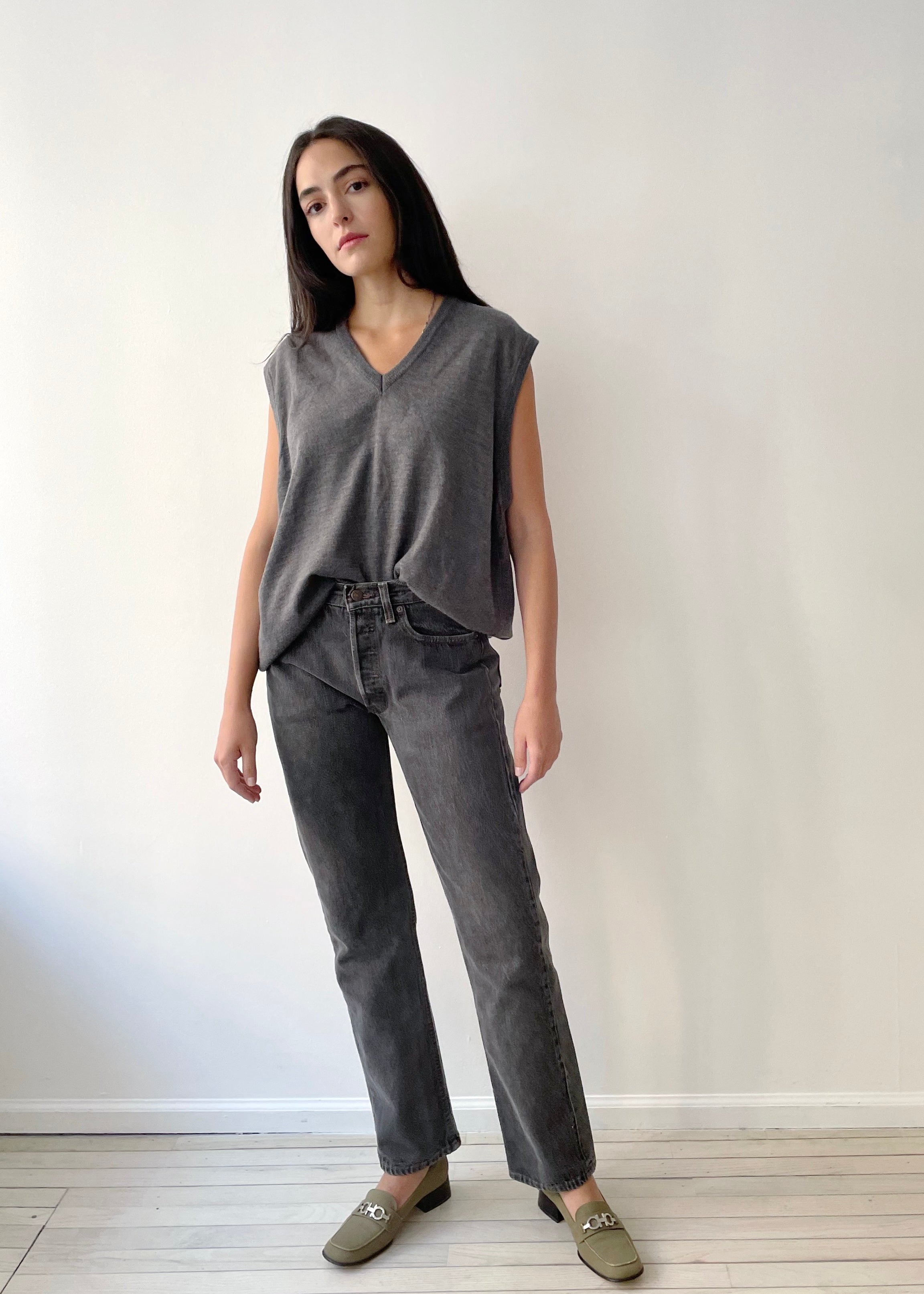 Charcoal Levi's