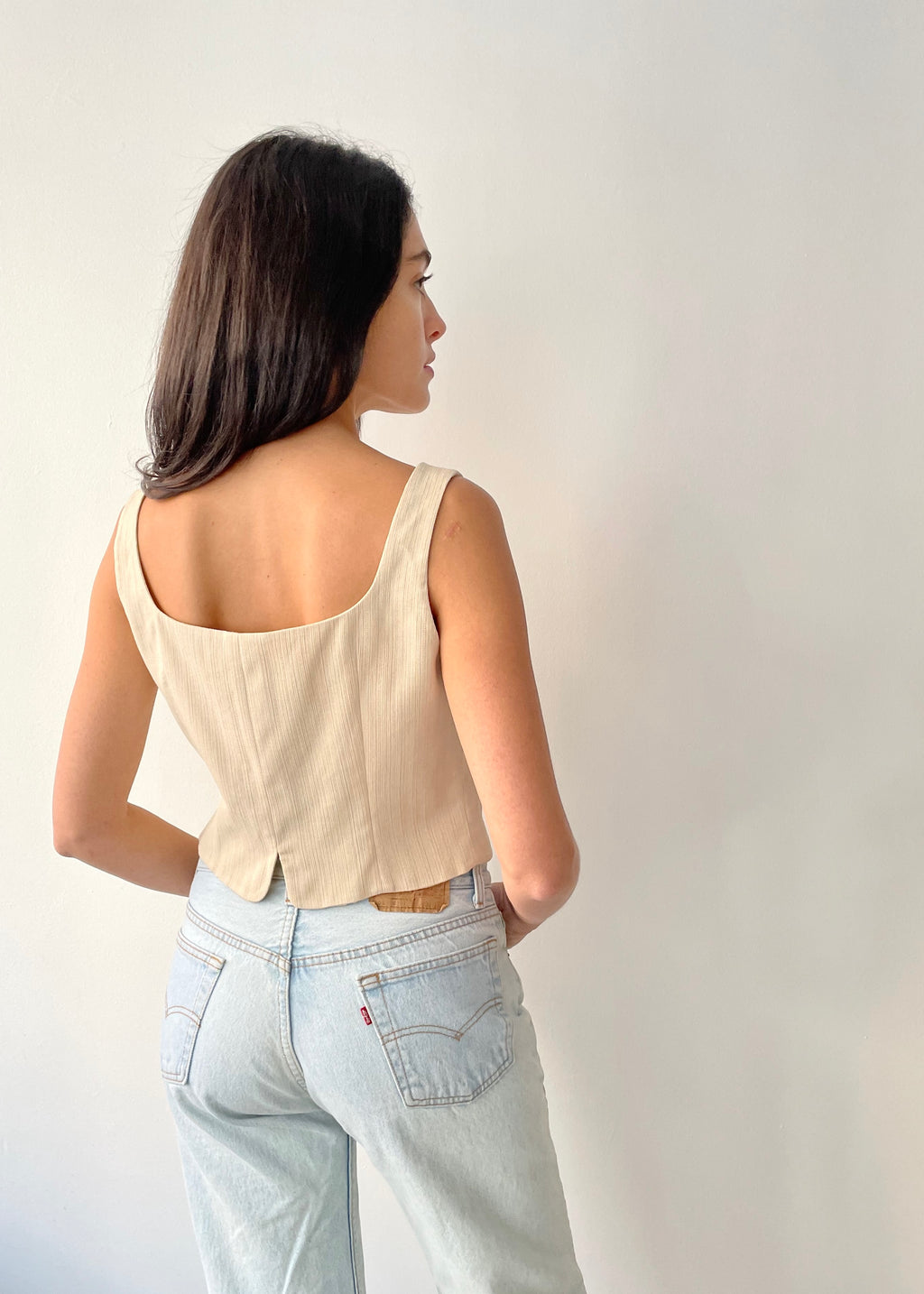 Vintage Armani Silk Vest