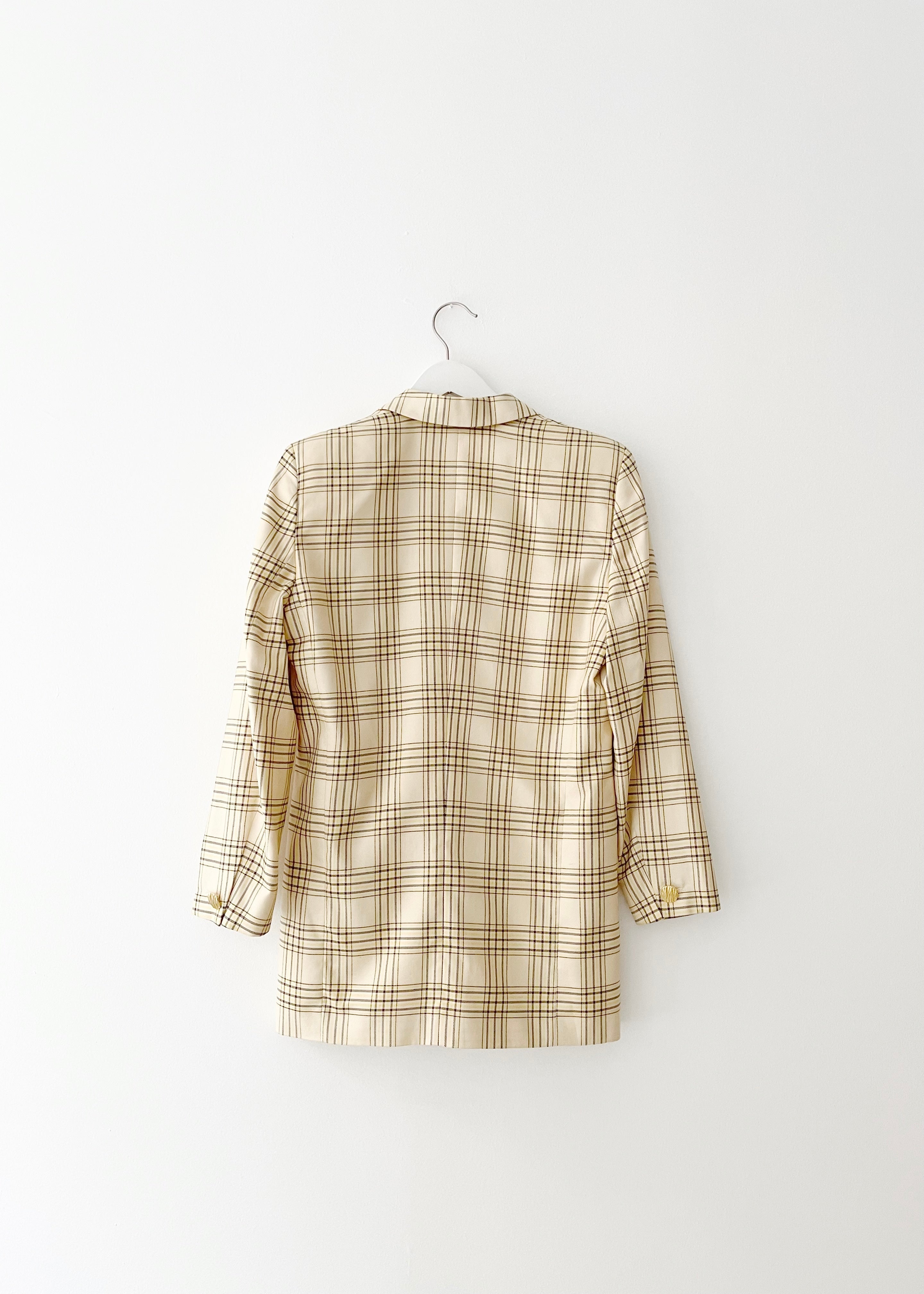 Vintage Escada Plaid Blazer