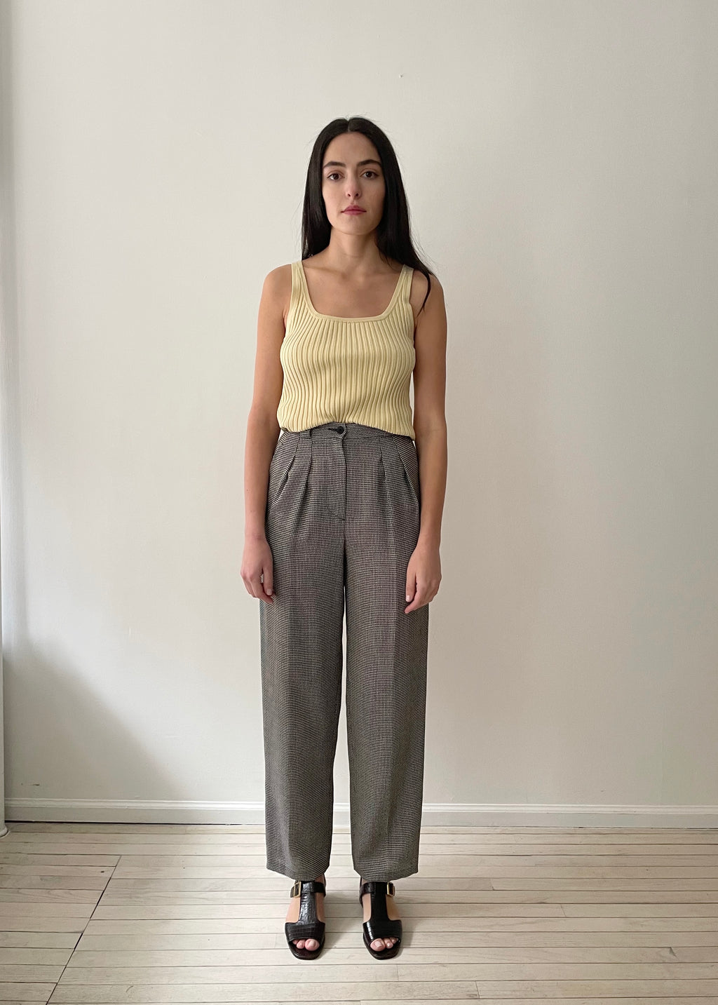 Vintage Armani Gingham Trousers