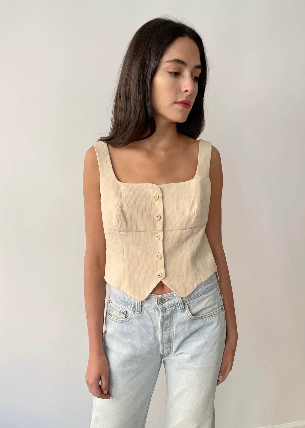 Vintage Armani Silk Vest