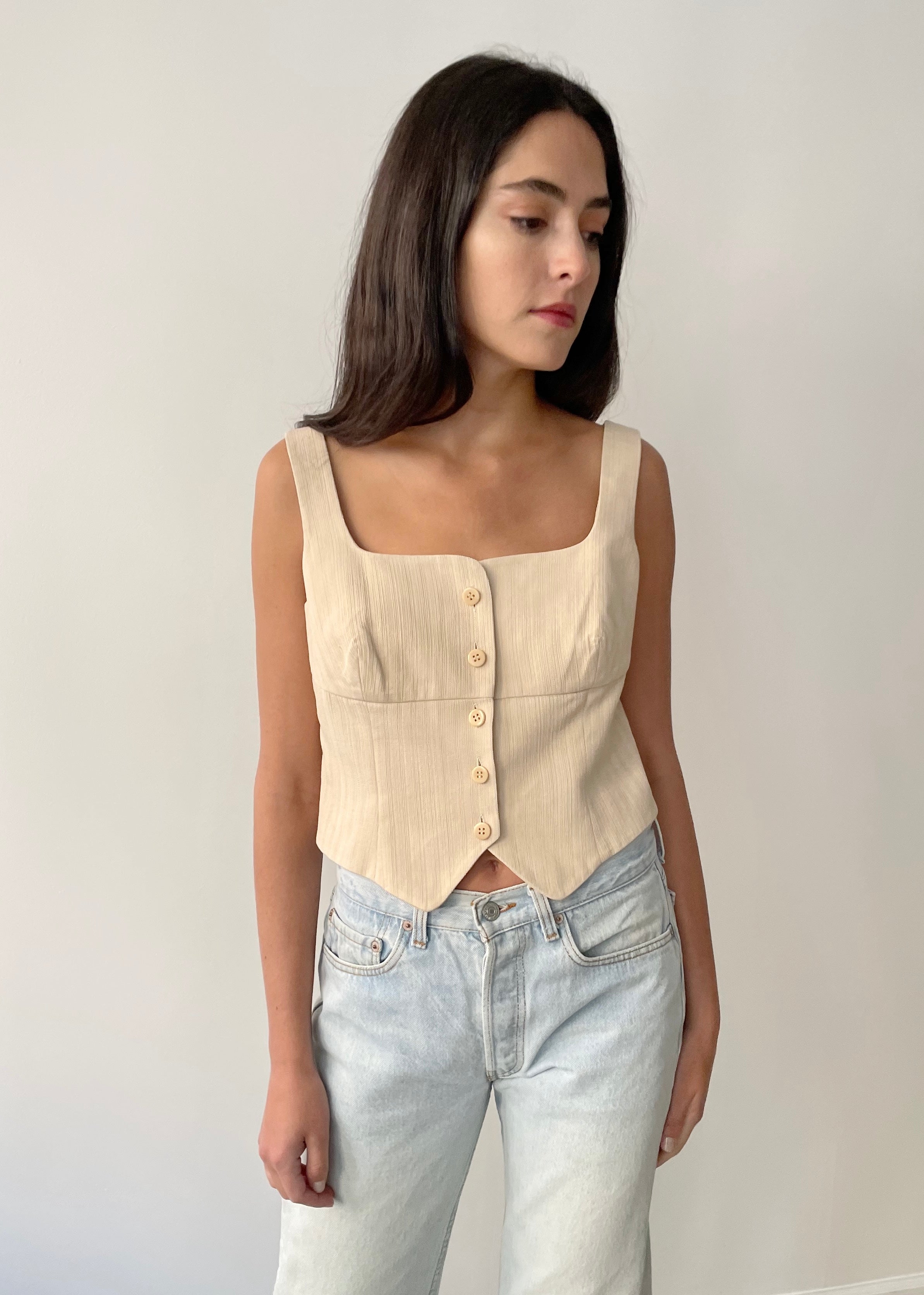 Vintage Armani Silk Vest