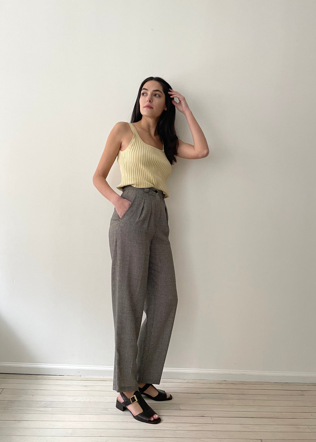 Vintage Armani Gingham Trousers