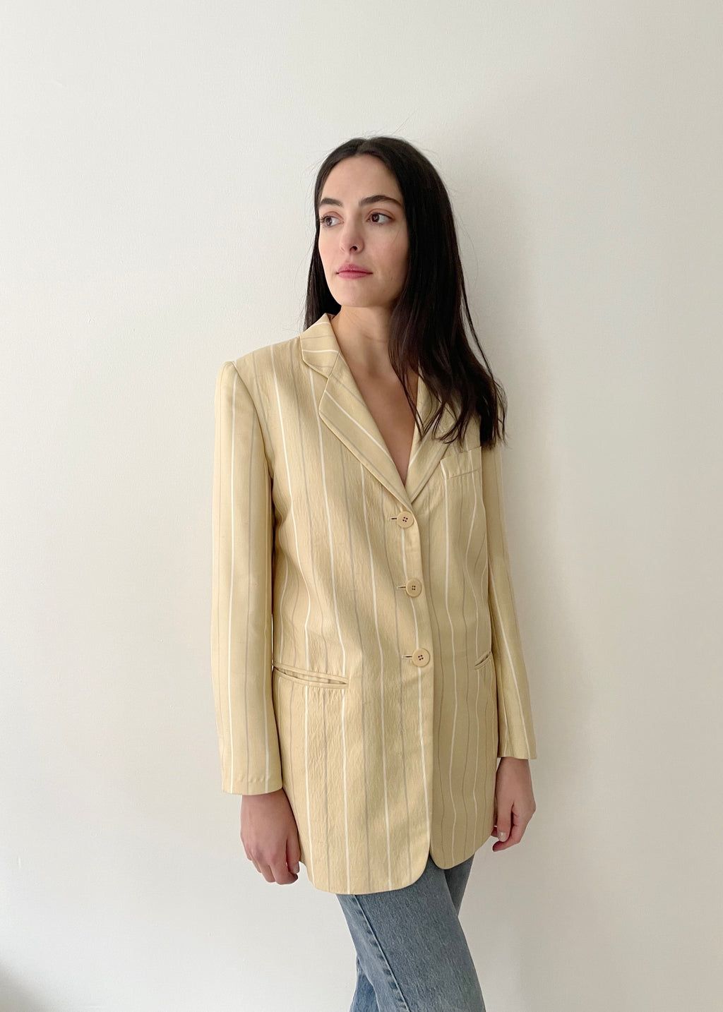 Vintage Armani Stripe Blazer