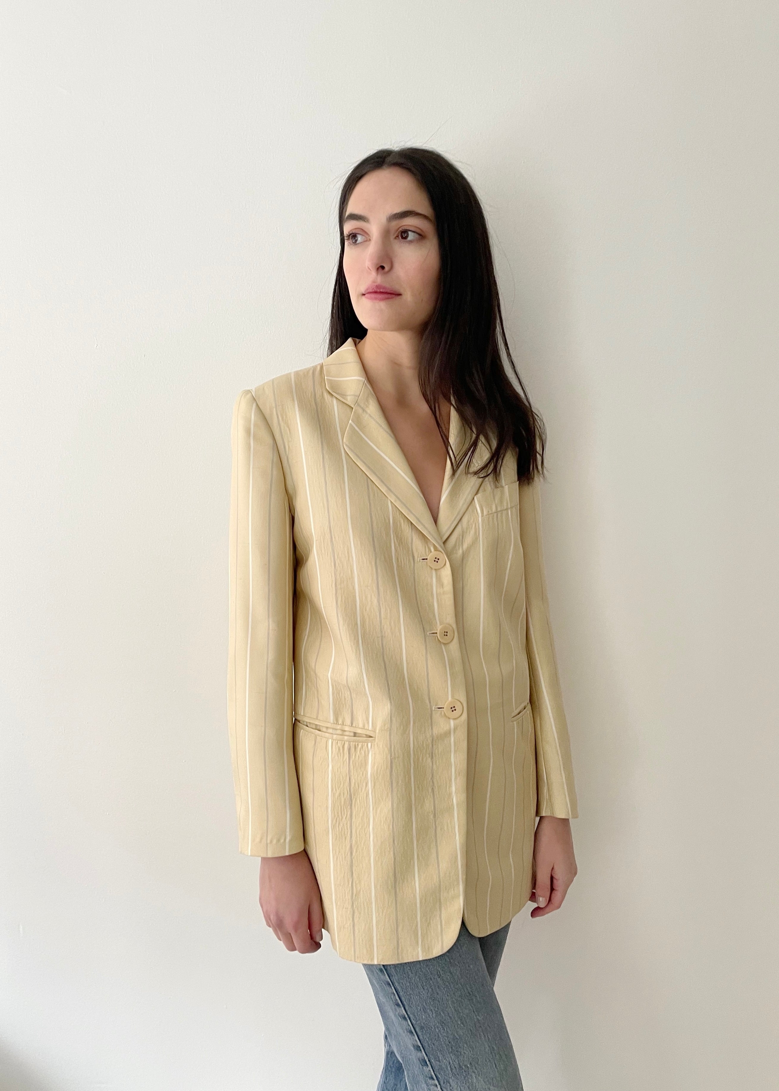 Vintage Armani Stripe Blazer