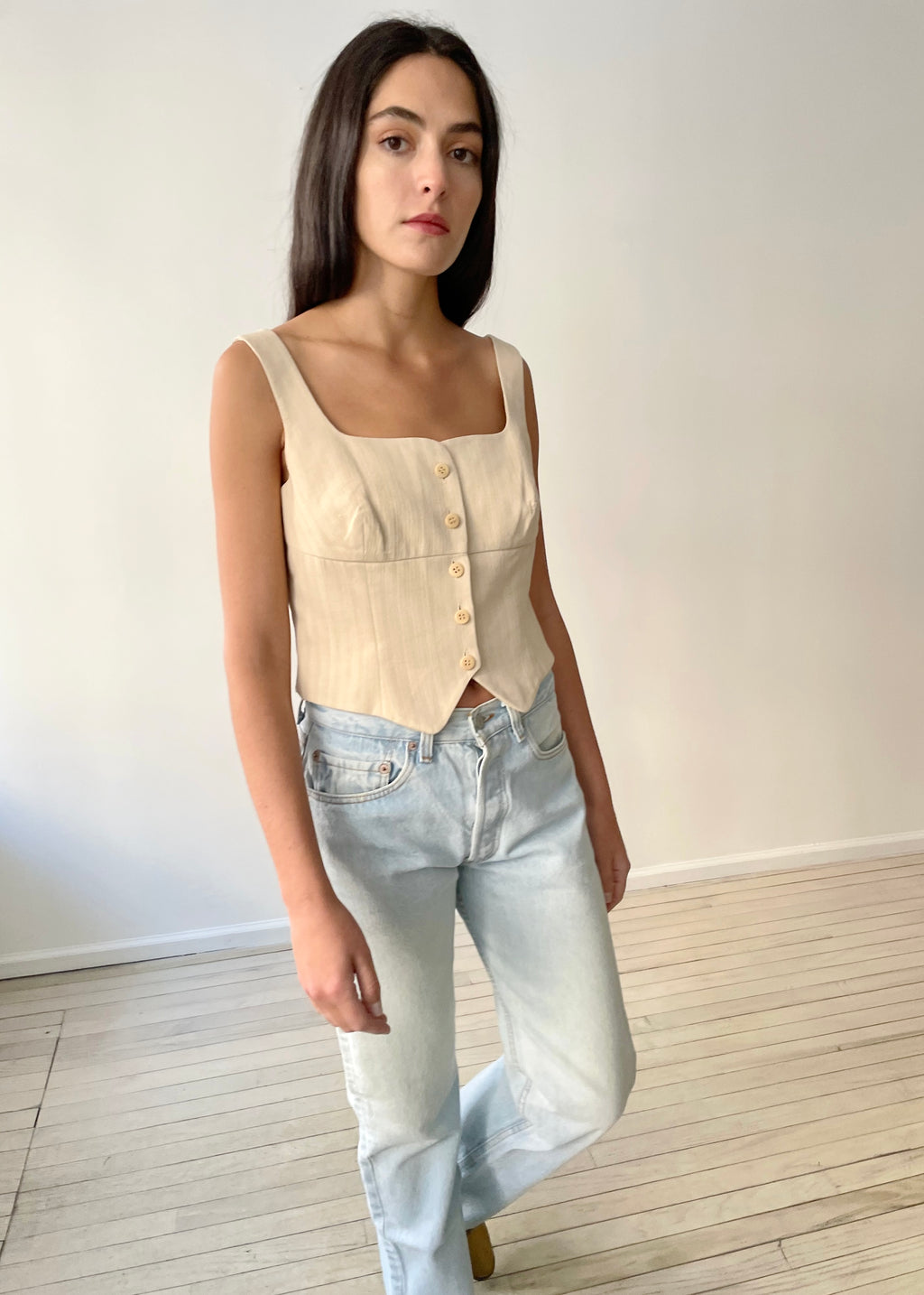 Vintage Armani Silk Vest