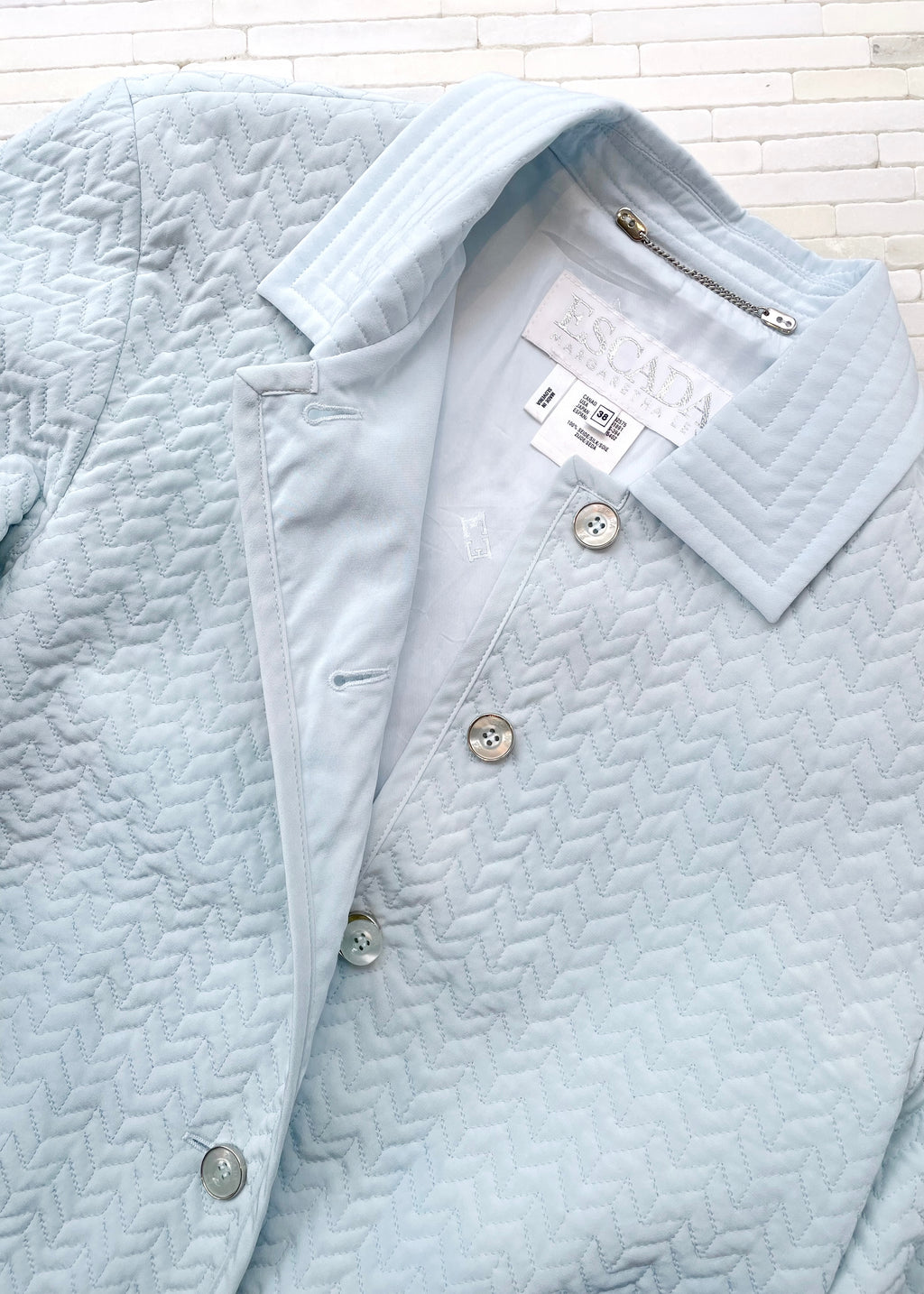 Silk Escada Quilted Jacket