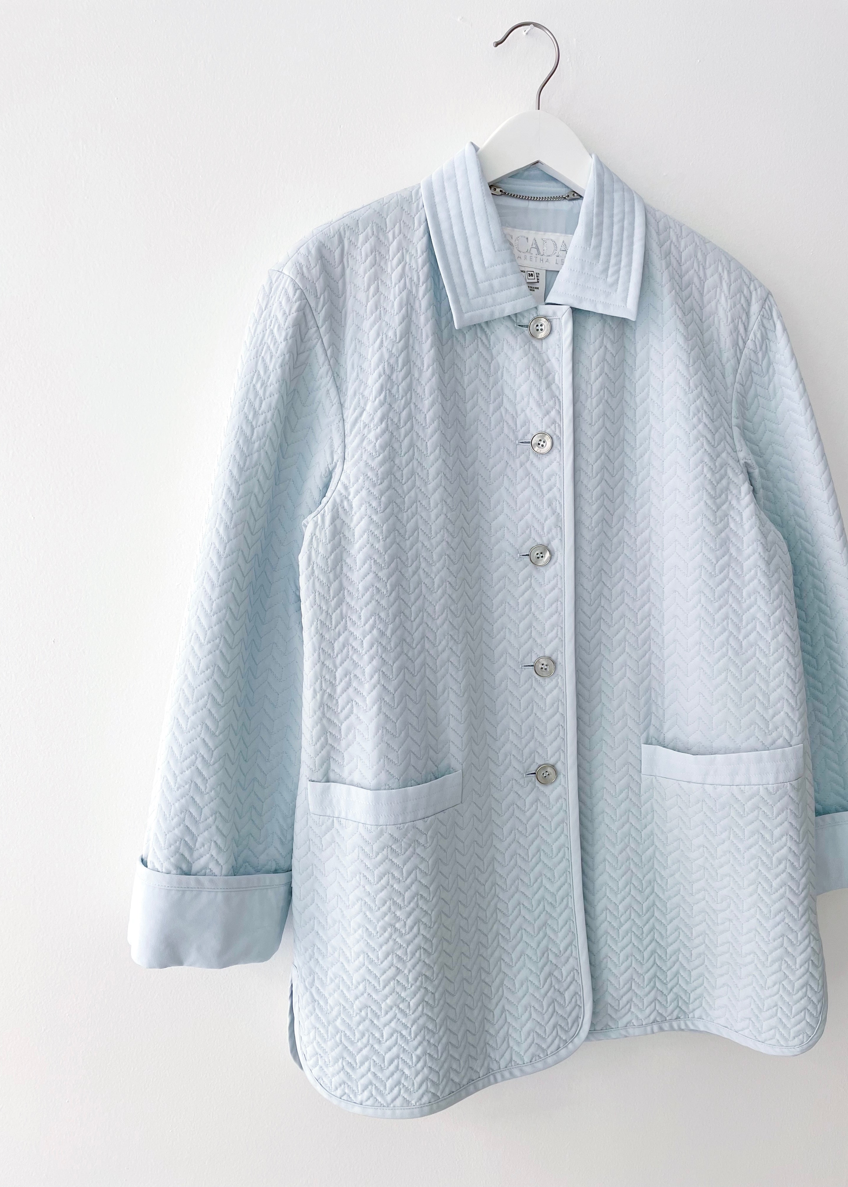 Vintage Silk Escada Quilted Jacket – DUO NYC