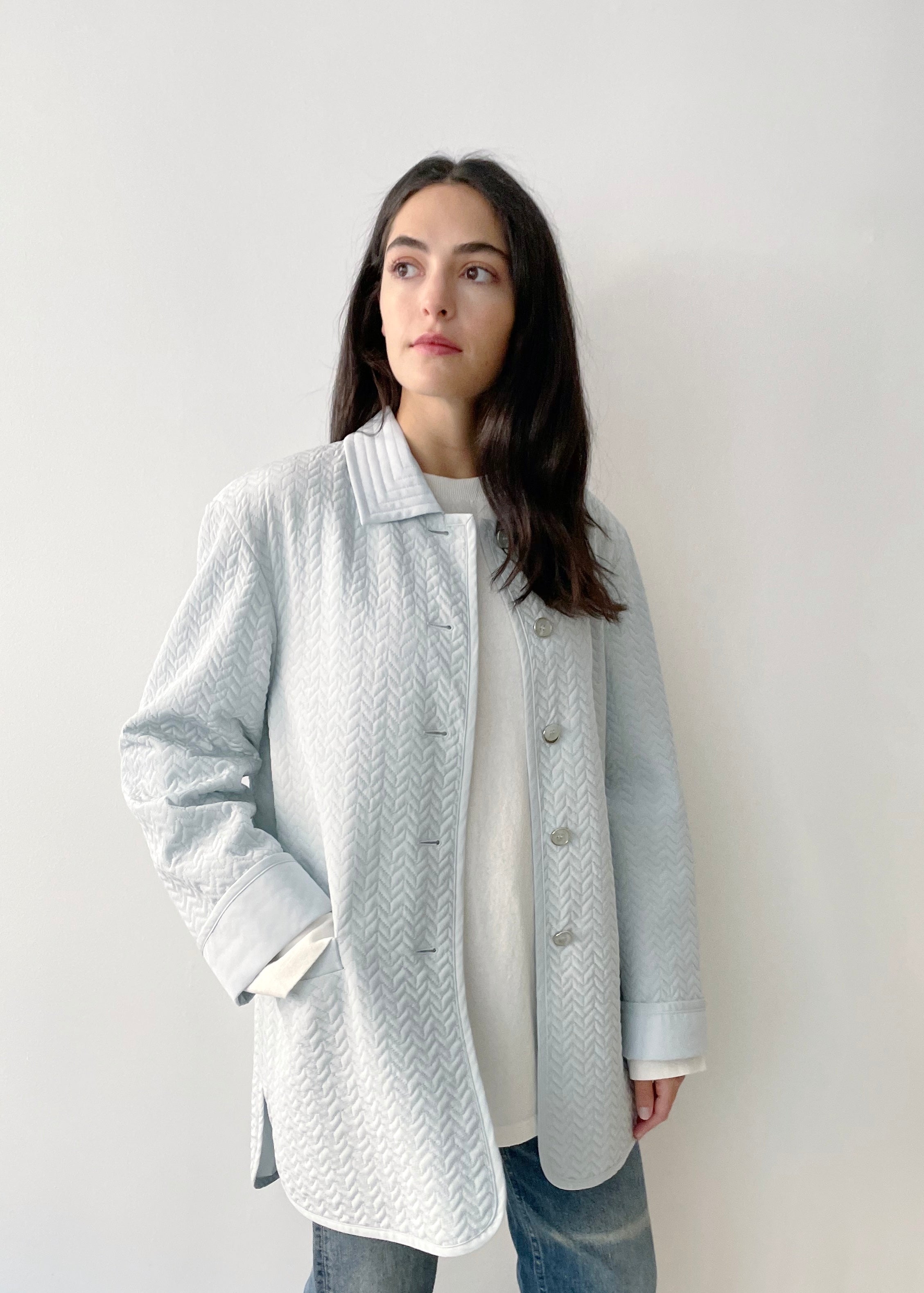 Silk Escada Quilted Jacket