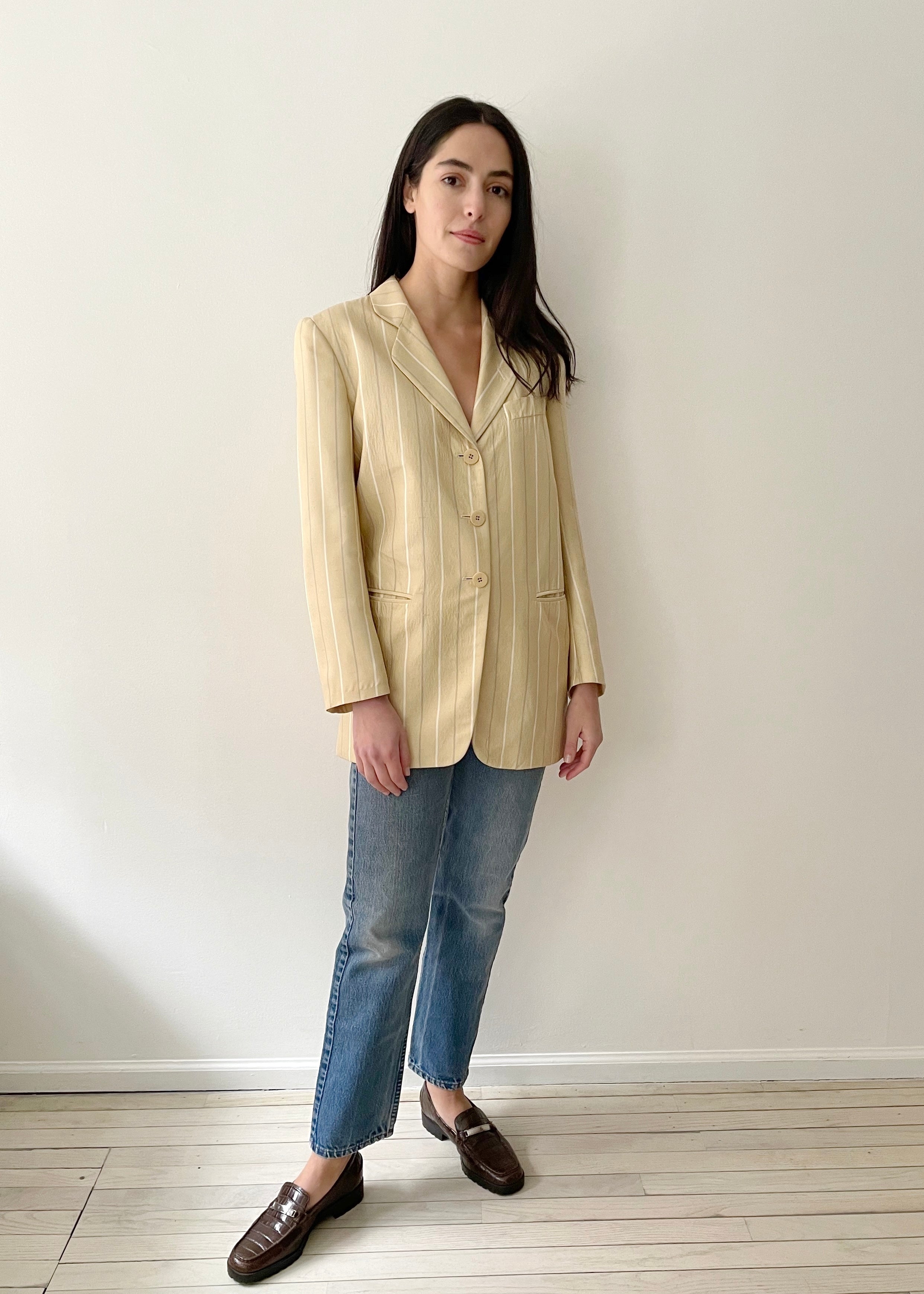 Vintage Armani Stripe Blazer