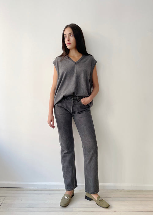 Charcoal Levi's