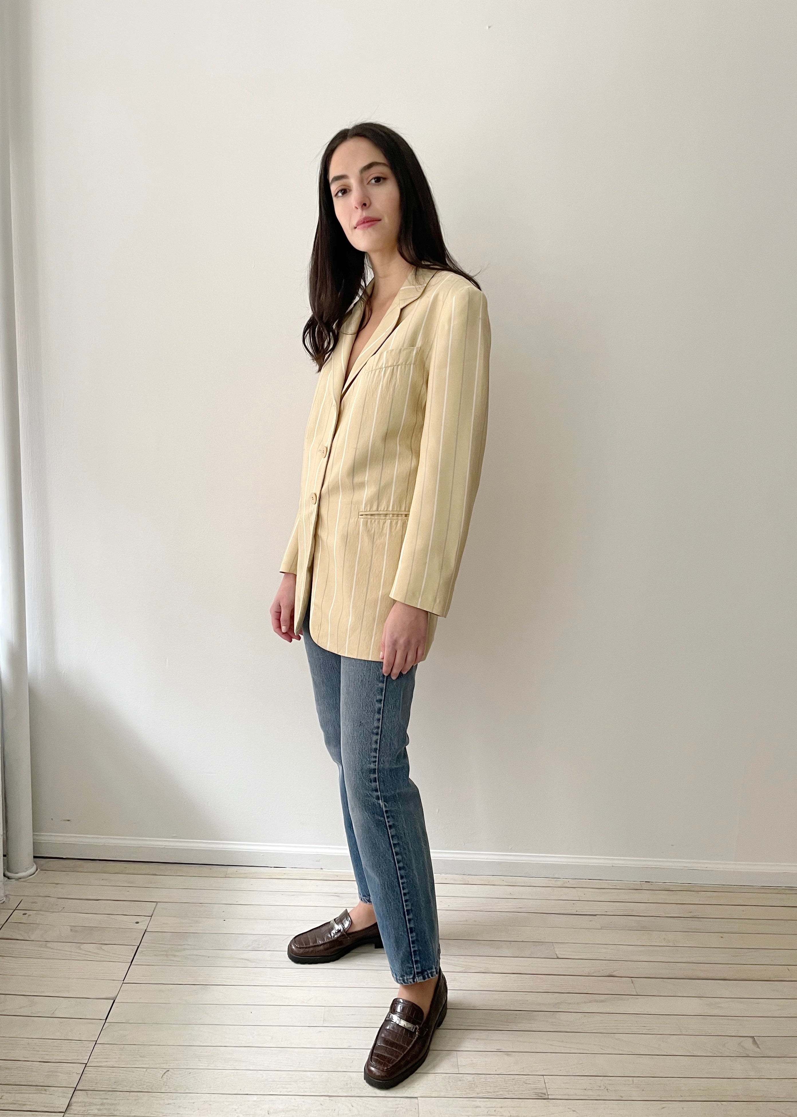 Vintage Armani Stripe Blazer