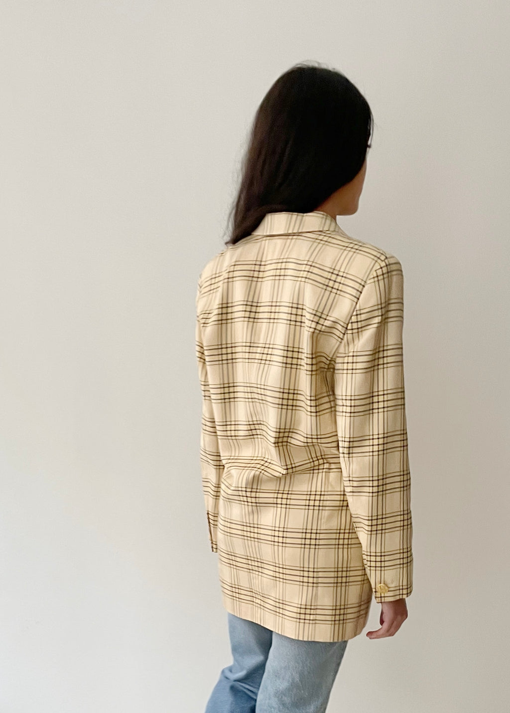Vintage Escada Plaid Blazer