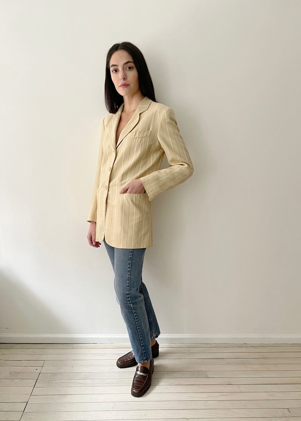Vintage Armani Stripe Blazer