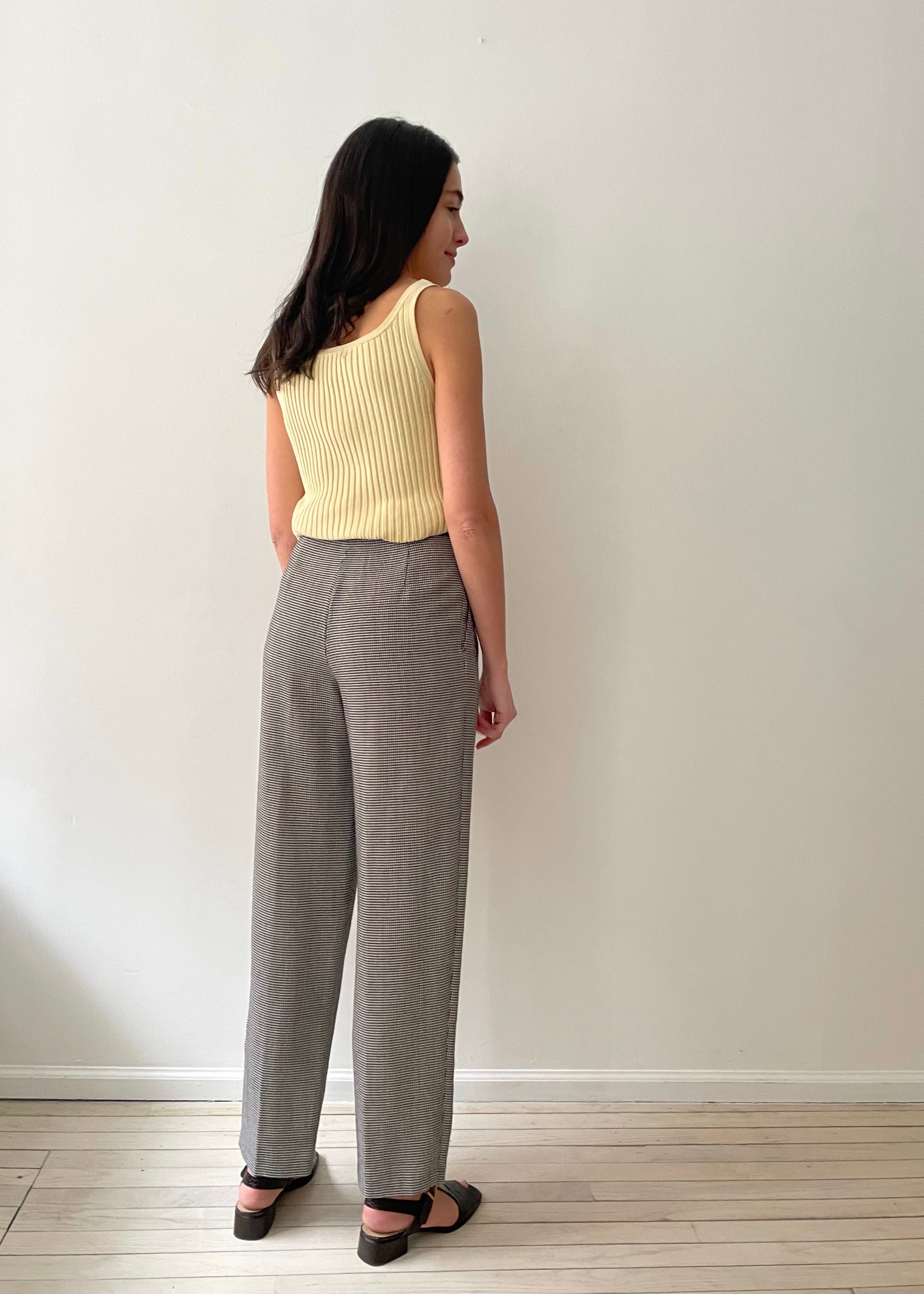 Vintage Armani Gingham Trousers